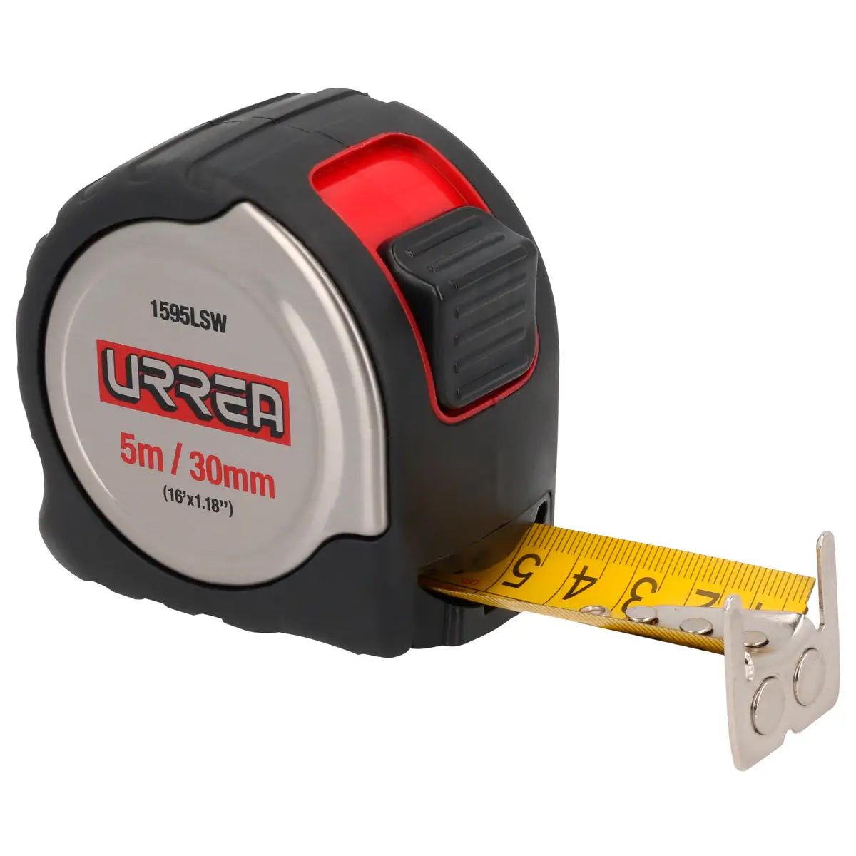 Flexómetro URREA 1595LSW 5 m x 30 mm Doble Vista