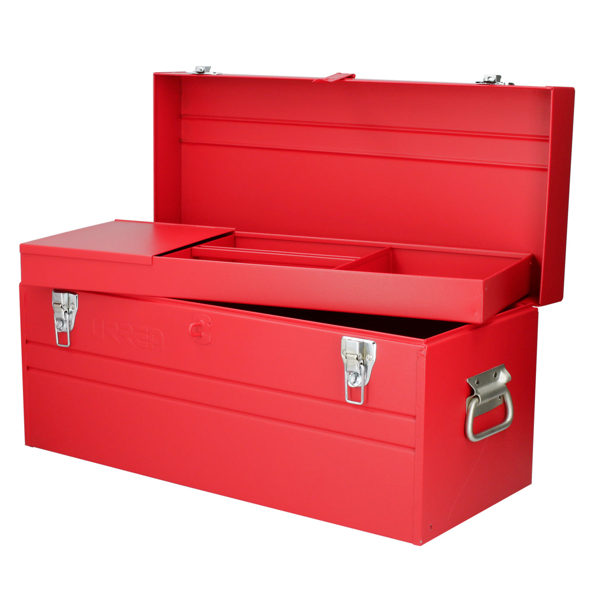 Caja Porta Herramientas 23" x 10" x 11" Metálica con Porta Candado - Urrea D8