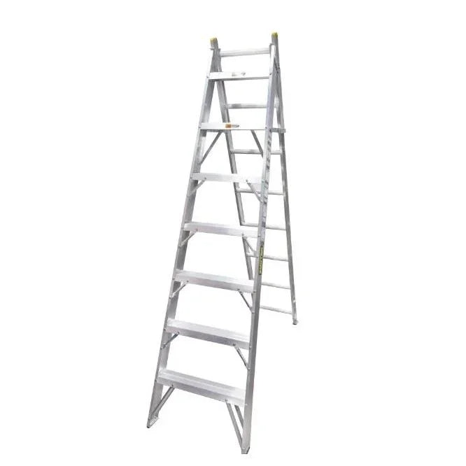 Escalera Convertible de Aluminio 4.59m - Surtek EC15