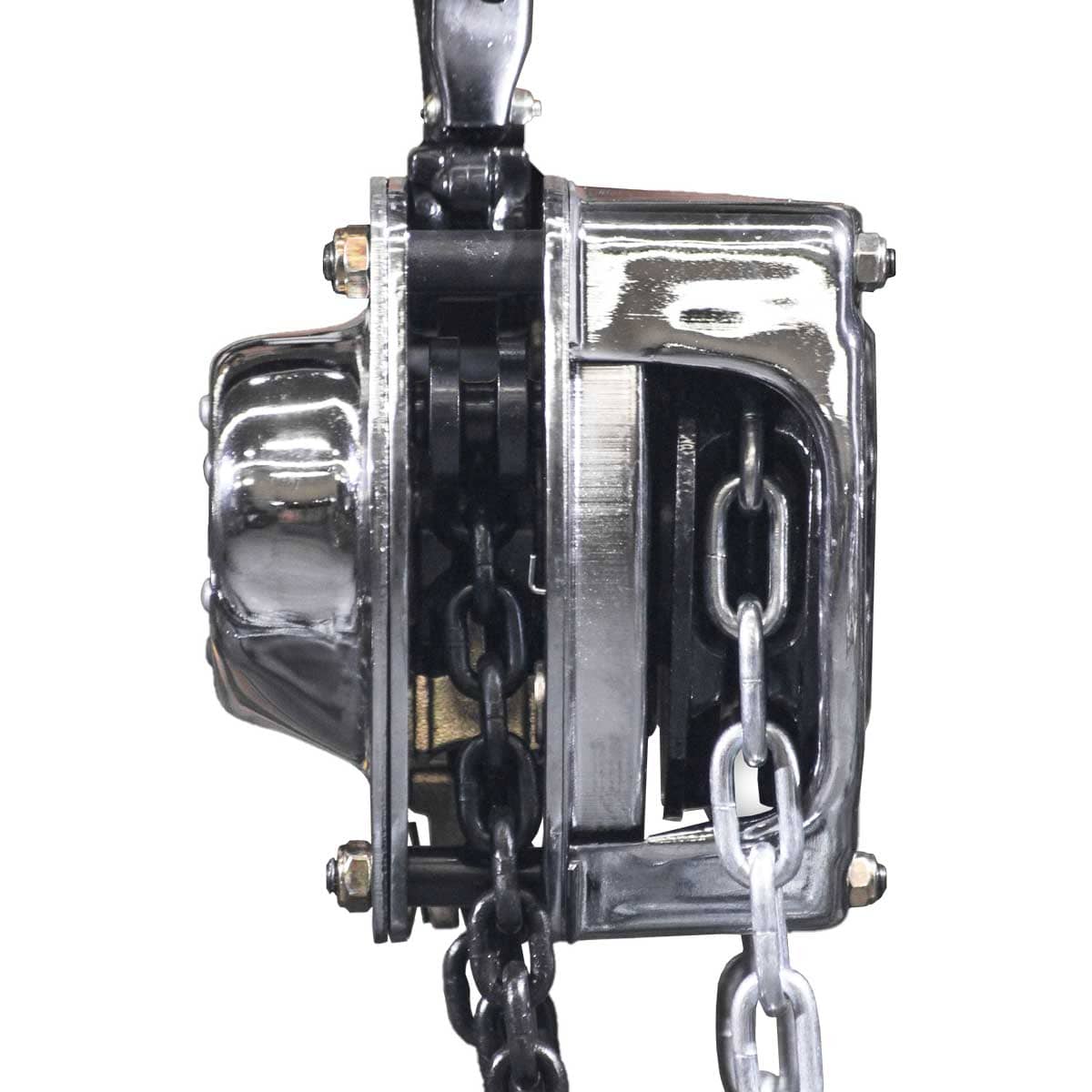 Garrucha Cromada Manual 2 T Cadena 10 Metros Grado 80 — Weston M-01320