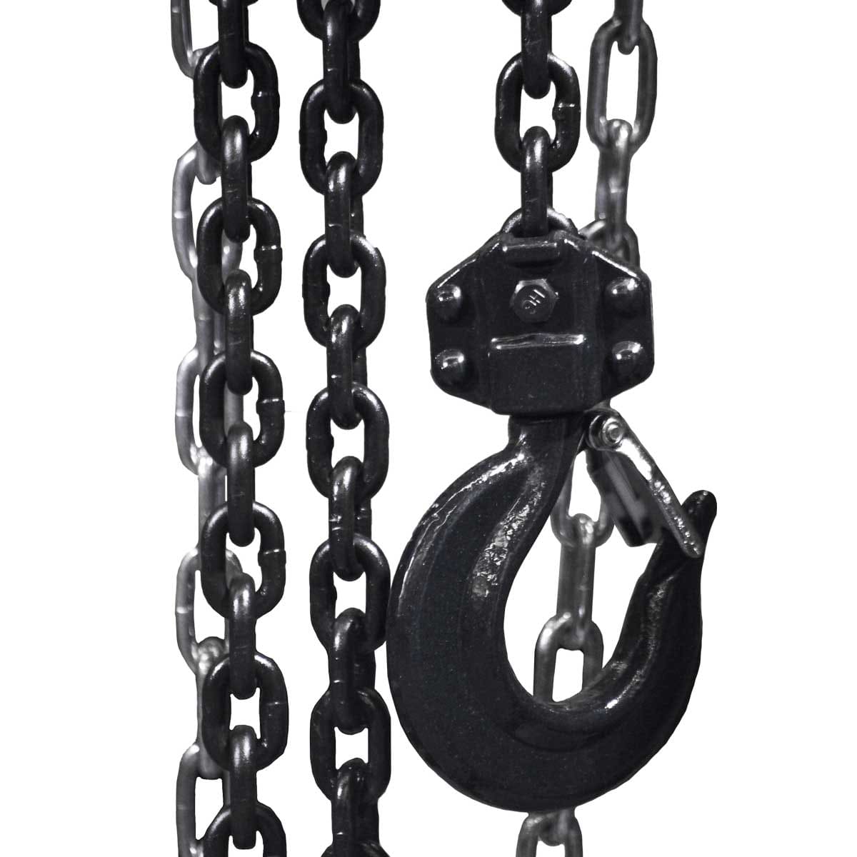 Garrucha Cromada Manual 2 T Cadena 10 Metros Grado 80 — Weston M-01320