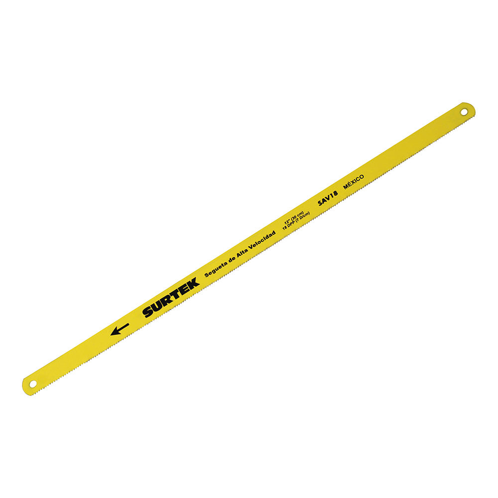 SEGUETA DE ACERO ALTA VELOCIDAD 12", 18 DPP SURTEK