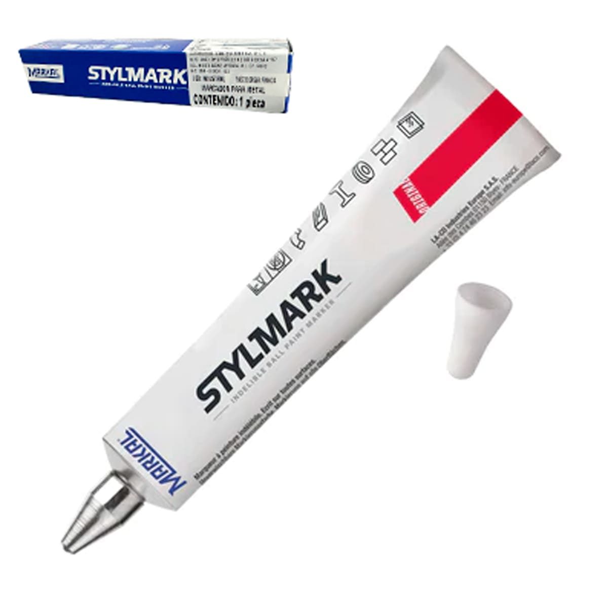 Marcador de Pintura Sólida Stylmark Punta Bola Acero 3 mm — Markal