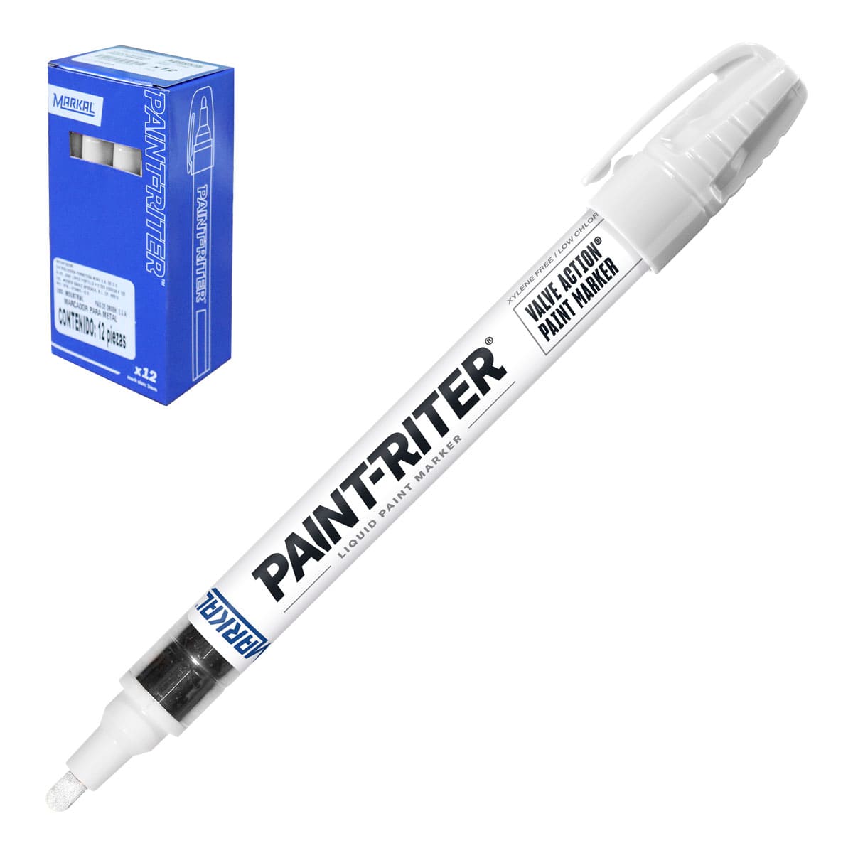 Marcador de Pintura Líquida Paint-Riter Valve Action Punta Bala 3 mm — Markal