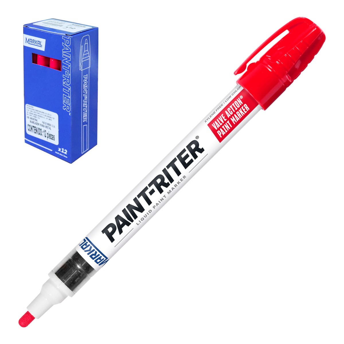Marcador de Pintura Líquida Paint-Riter Valve Action Punta Bala 3 mm — Markal