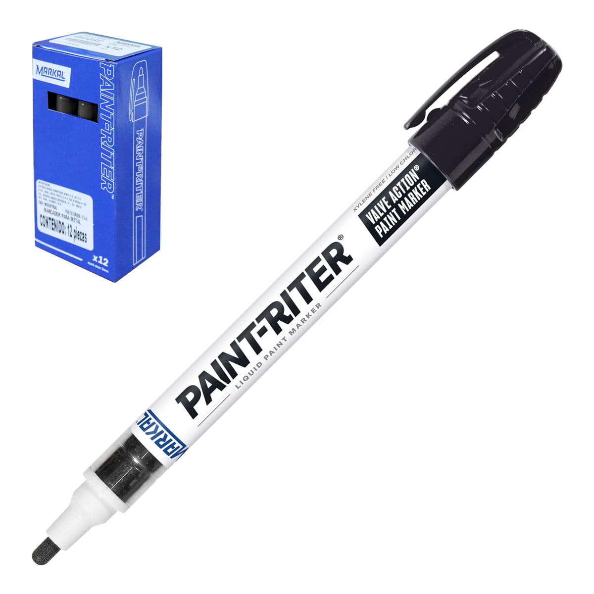 Marcador de Pintura Líquida Paint-Riter Valve Action Punta Bala 3 mm — Markal