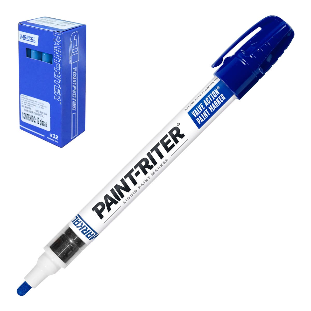 Marcador de Pintura Líquida Paint-Riter Valve Action Punta Bala 3 mm — Markal