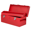 Caja Portaherramientas Metálica 17"x7"x7" con Porta Candado - URREA D4