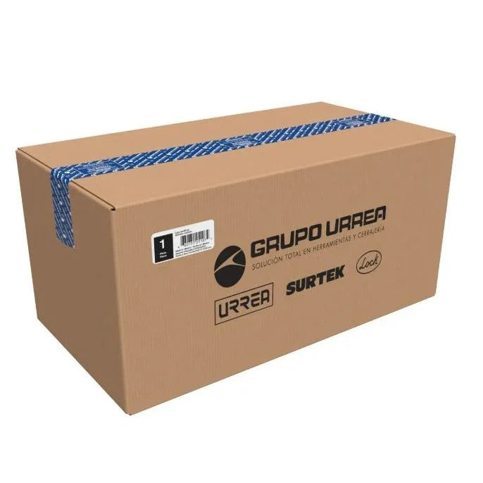 Caja Portaherramientas Metálica 11"x6"x5"  con porta candado - URREA D1