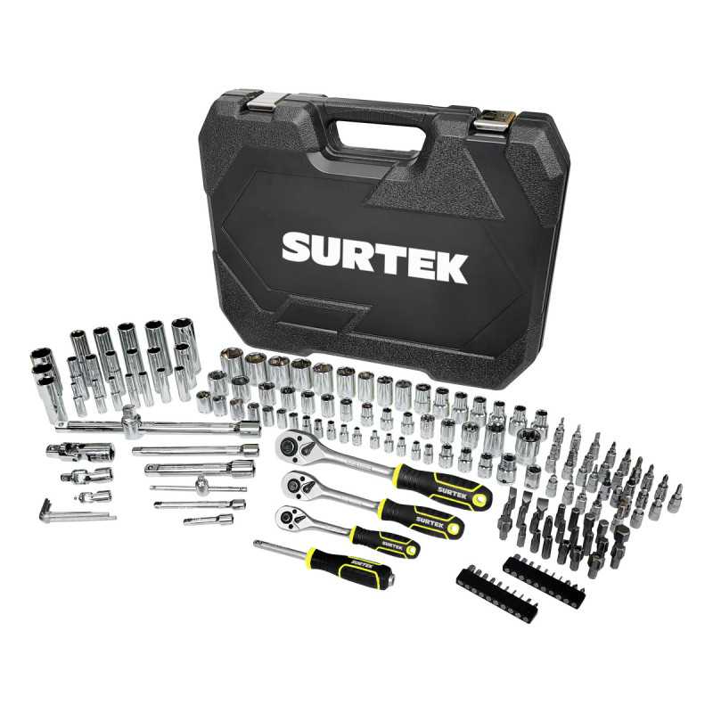 Juego combinado de herramienta para mecánico 169 piezas - Surtek JCM2S
