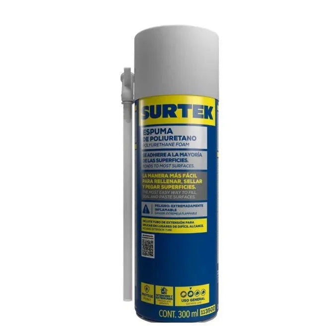 Espuma de Poliuretano 300ml Sellado - SURTEK 113500